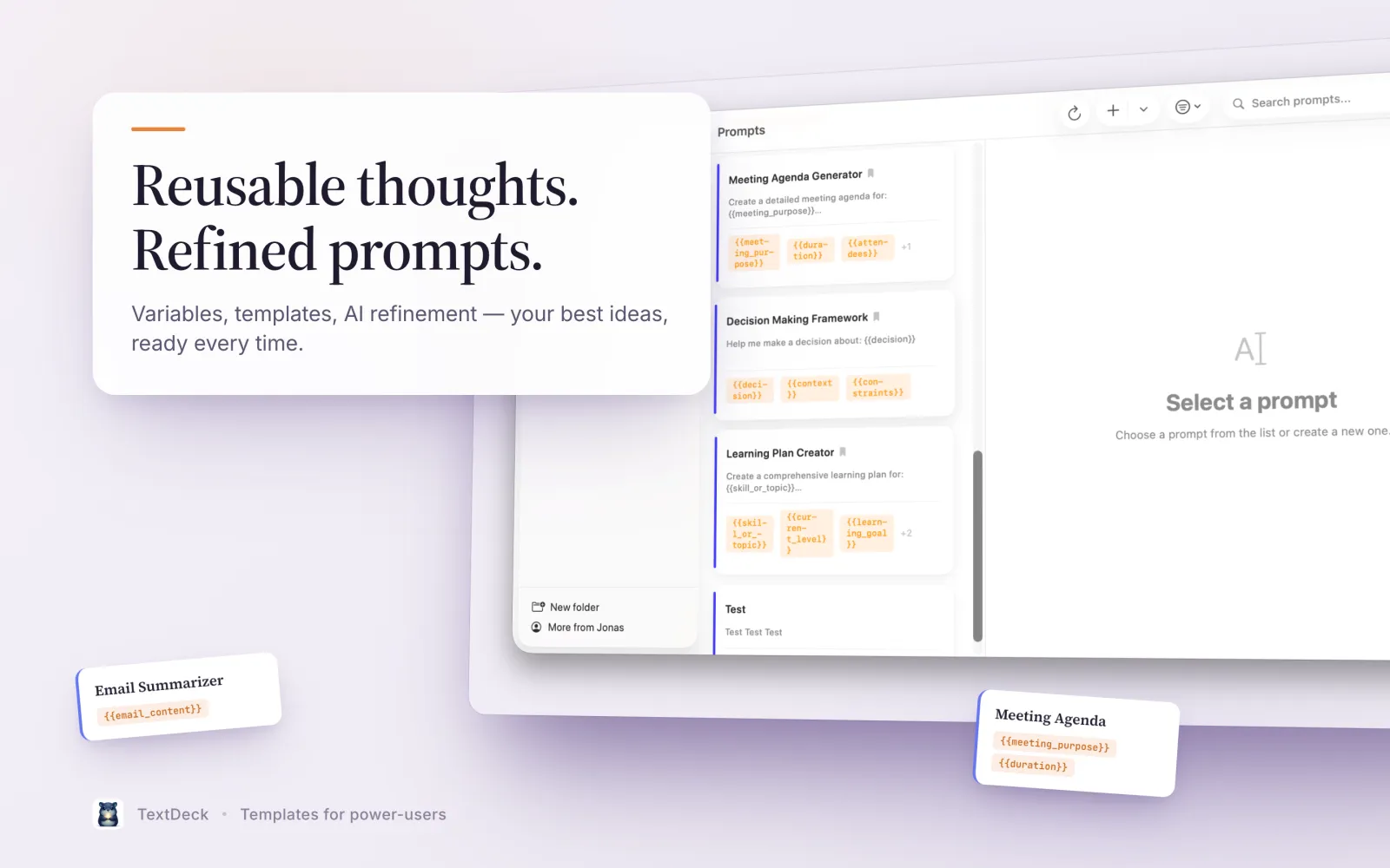 TextDeck — 3